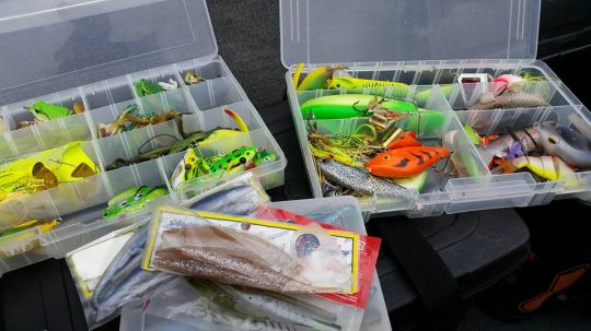 Une boîte de leurres pour le brochet sans bigbait devient rare aujourd'hui.