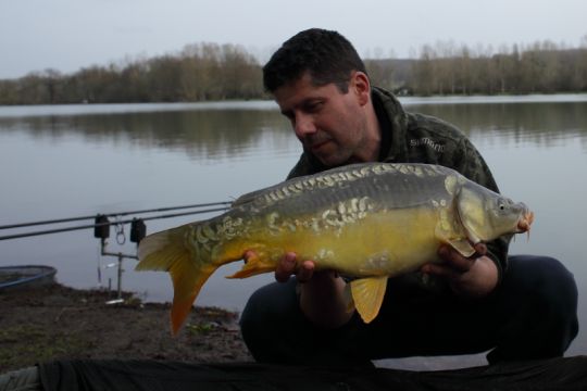 Un poisson avec une jolie écaillure...