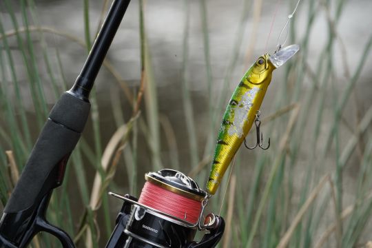 Un ensemble spinning M à MH pour les jerkbait minnows de 10 cm et moins dans les grands espaces. ©Thierry Lecouple