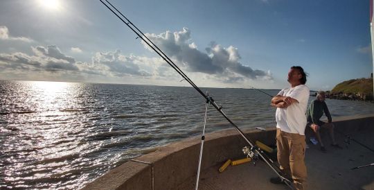 Les digues, un endroit propice à la pêche 