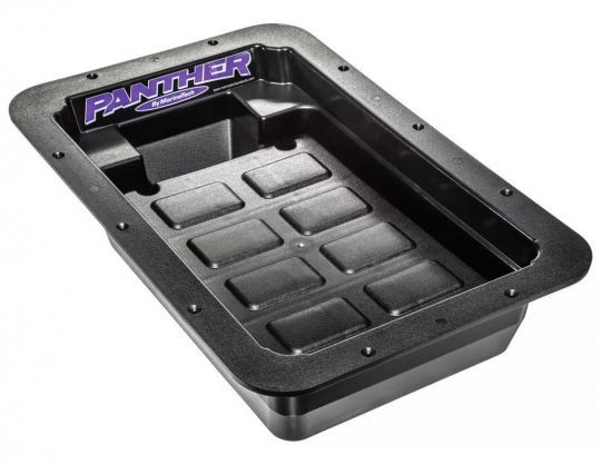 Support encastré pour pédale de moteur électrique.