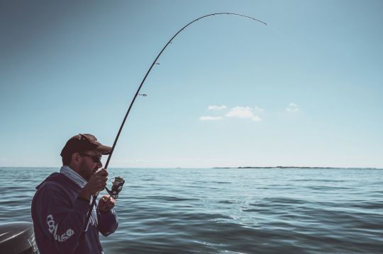 Le plaisir de pêcher avec sa propre canne