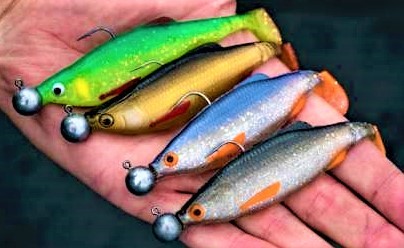 Pesca de depredadores en invierno, Señuelos Pulse Realistic