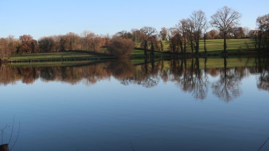 D'une superficie de 4 hectares, le lac offre une belle diversité de postes