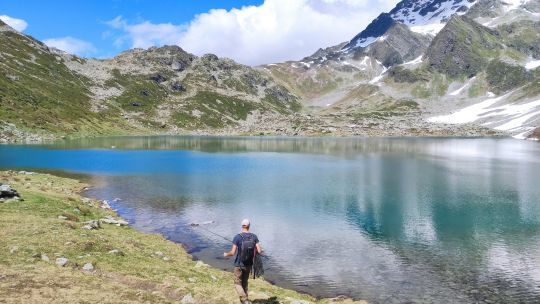 Pêche en lac de montagne