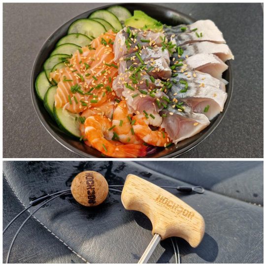 Etape 4 : sublimez vos poissons avec des outils simples et une méthode traditionnelle japonaise.