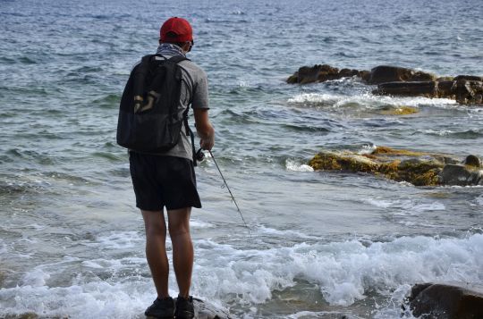 La pêche dans l'écume est très efficace