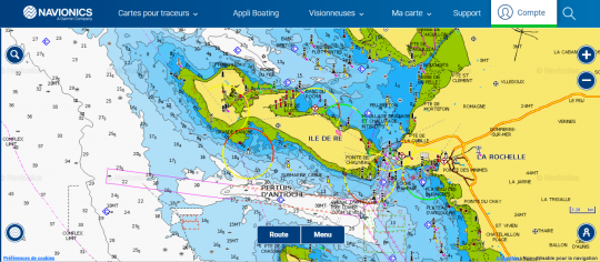 Trouver des zones de pêche en mer