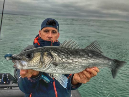 En début de saison, lorsque les eaux sont froides, je pêche souvent plus lentement.