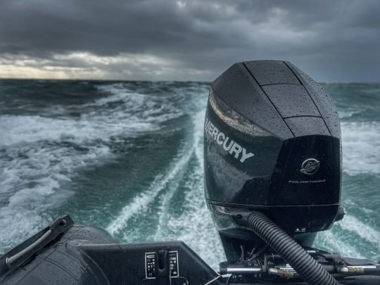 Route sur le premier spot de pêche !