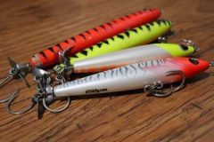 Los propbaits son seuelos eficaces para los grandes pavones.