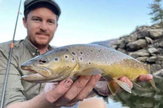 La pesca de la trucha con seuelos blandos, una tcnica muy eficaz