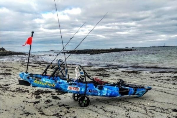 Encuentre el carro de transporte adecuado para su kayak de pesca