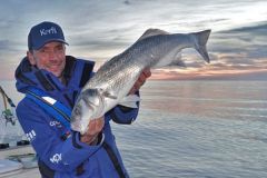 El amanecer es un momento clave para la pesca de la lubina