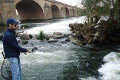 Pescar en el Loira en Nevers