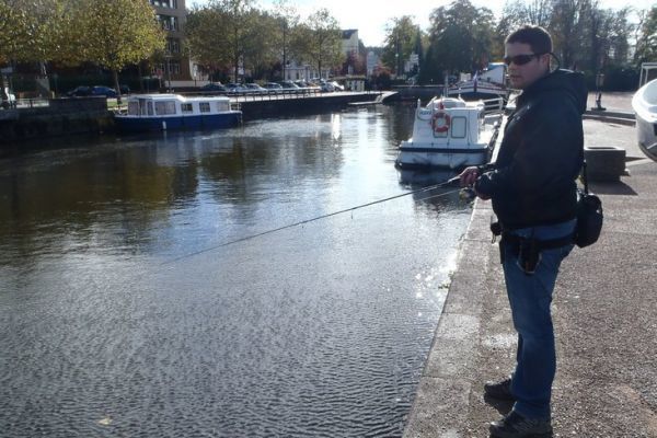 Pesca callejera en el Mosela y el Canal del Este en Epinal