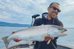 Pesca de truchas en lagos