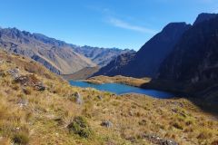 Un pequeño lago en el Altiplano