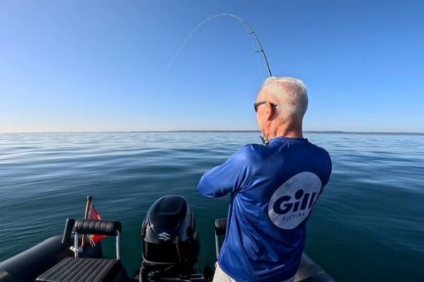 Pesca de lubinas en verano